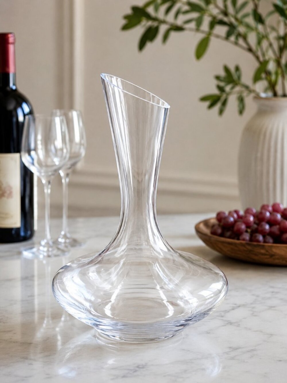 Clear Glass Wine Decanter Carafe